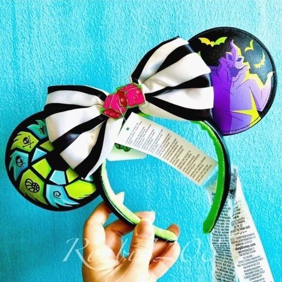 Disney Parks nightmare before Christmas glow in the dark Ears headband main image 7